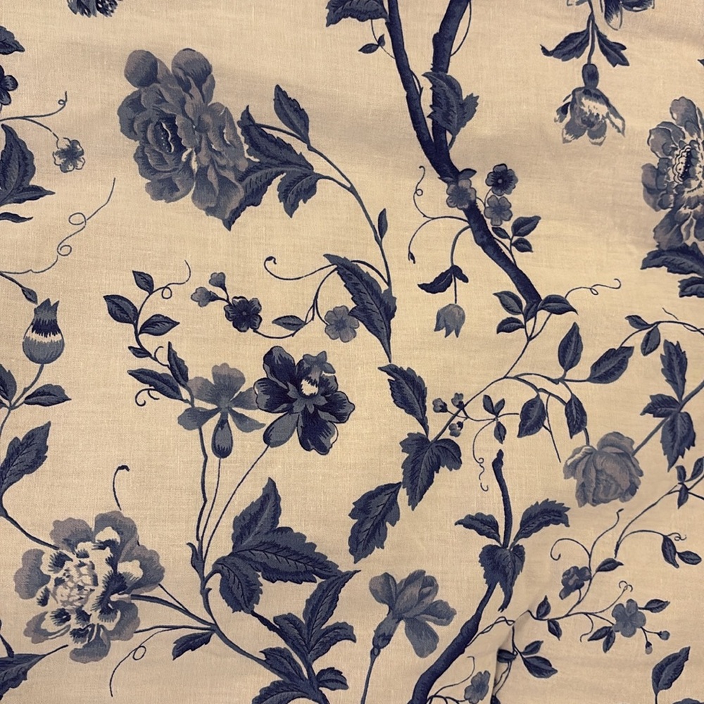 Laura Ashley Elise Navy Twin Comforter Set